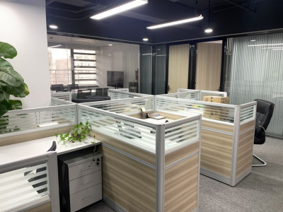 总部基地精装修整层小户型办公室出租带车位地铁近享受政府扶持
